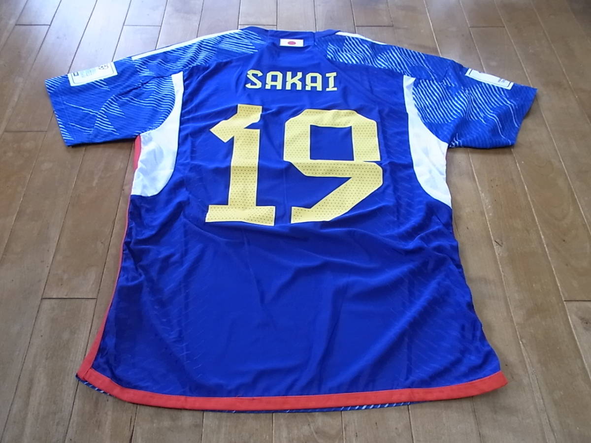 酒井宏樹　SAKAI Hiroki　FIFAワールドカップ カタール 2022 仕様　日本代表　ホーム　オーセンティック　ユニフォーム_画像10