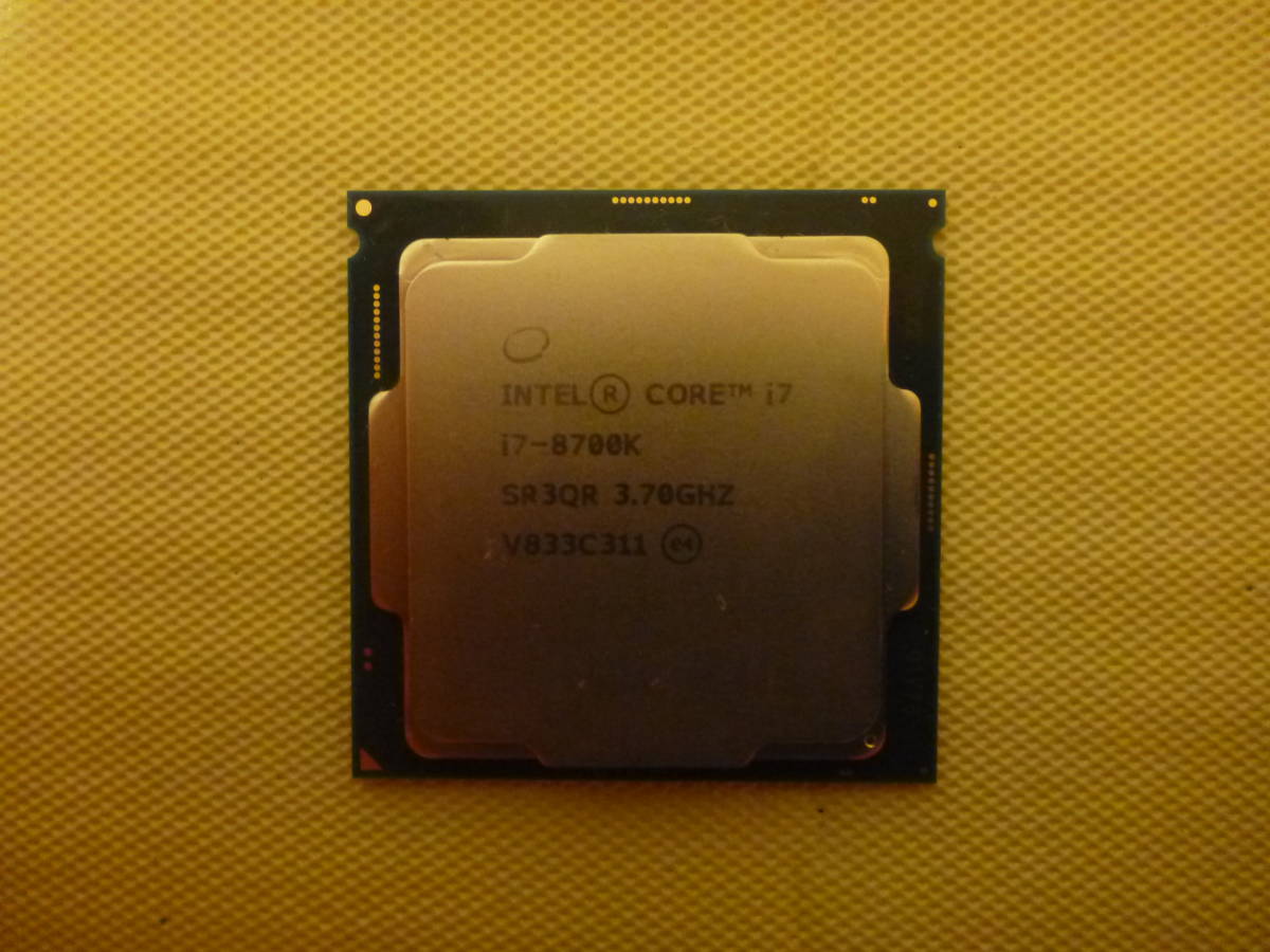 ジャンク】Intel core i7 8700k-