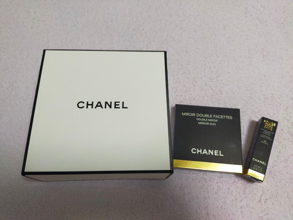 CHANEL シャネル 空き箱 空箱 箱 白 ホワイト ギフト プレゼント BOX ボックス 収納 ケース 小物入れ ギフト箱