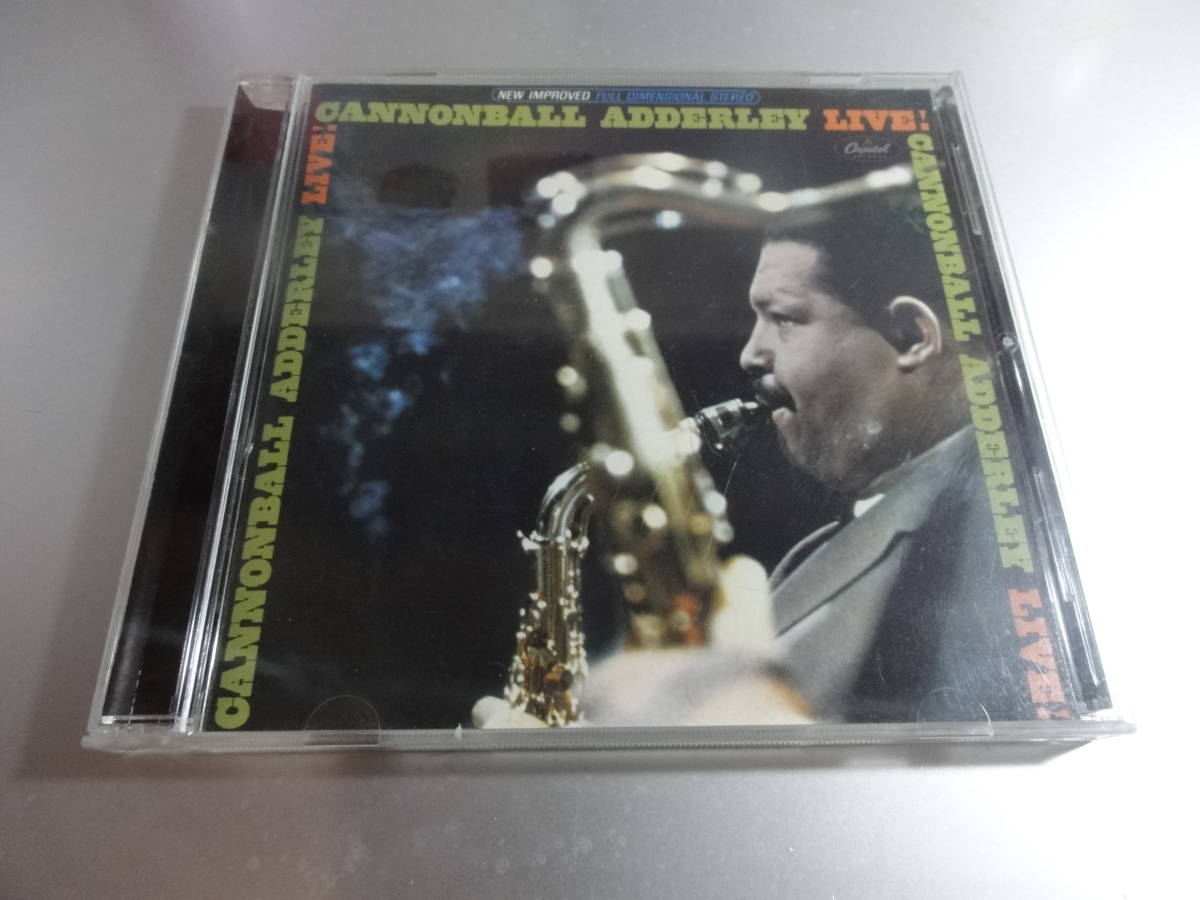 CANNONBALL ADDERLEY　　　キヤノンボール・アダレイ LIVE 　　　国内盤　24Bitリマスター_画像1