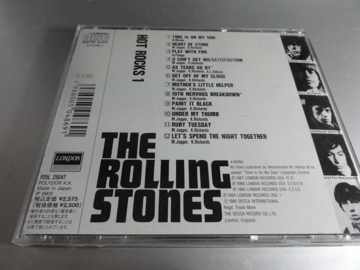 THE ROLLING STONES　　 ローリング・ストーンズ　　　 HOT ROCKSI 1 　　 LONDON 　　初期盤