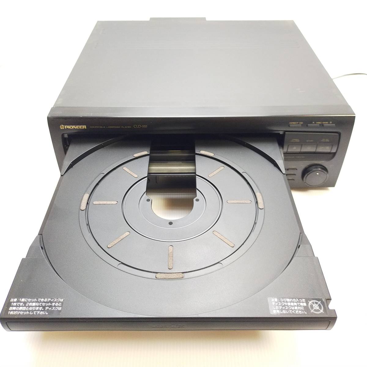Pioneer パイオニア CLD-555 コンパチブル レーザーディスクプレーヤー ジャンク 23-10の画像2