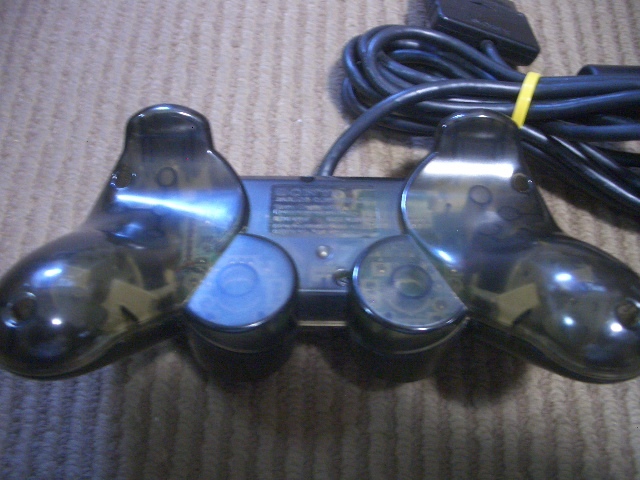 ★☆即決有PS2 純正コントローラー デュアルショック2 クリアブラック SCPH-10010 DUALSHOCK2☆★_画像2