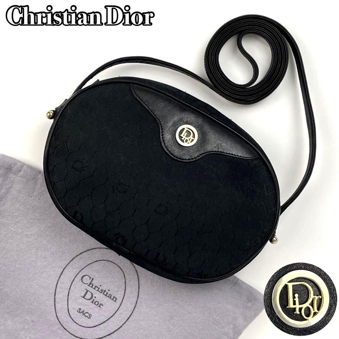 美品】Christian Dior ディオール ショルダーバッグ トロッター 総柄