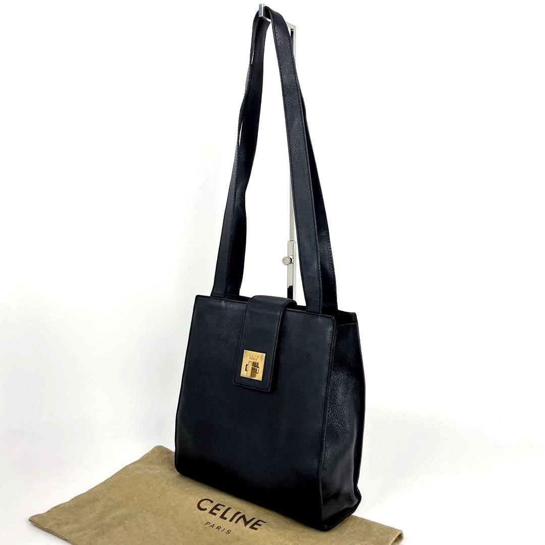 美品】CELINE セリーヌ ワンショルダー 肩掛け トートバッグ ターン