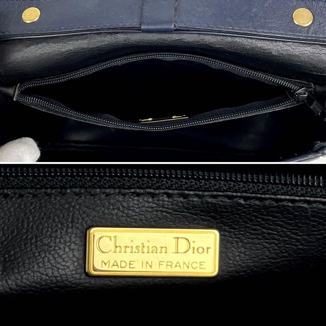 極美品】Christian Dior ディオール ショルダーバッグ CD オーバル