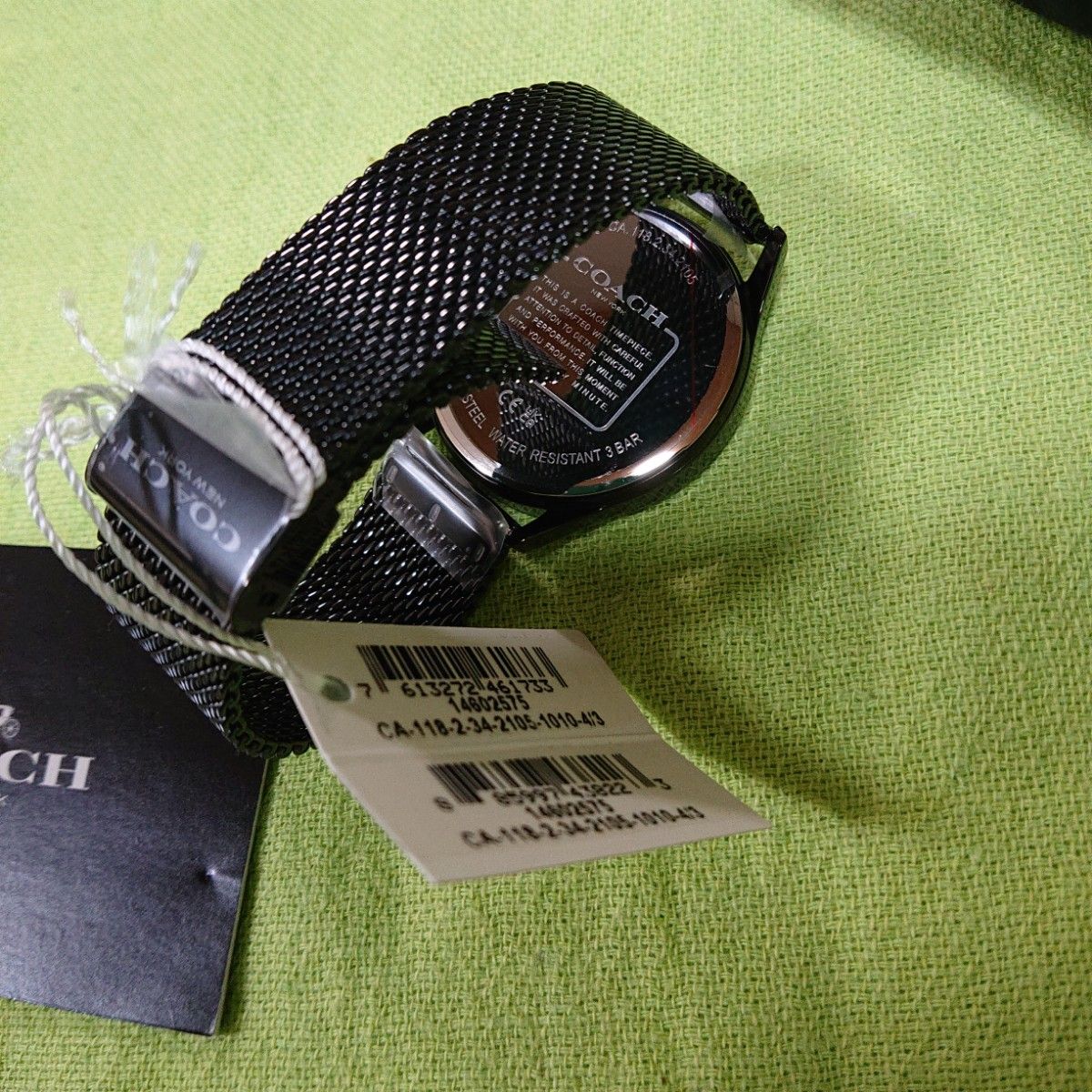 新品未使用 コーチ 腕時計 メンズ バクスターウォッチ39MM