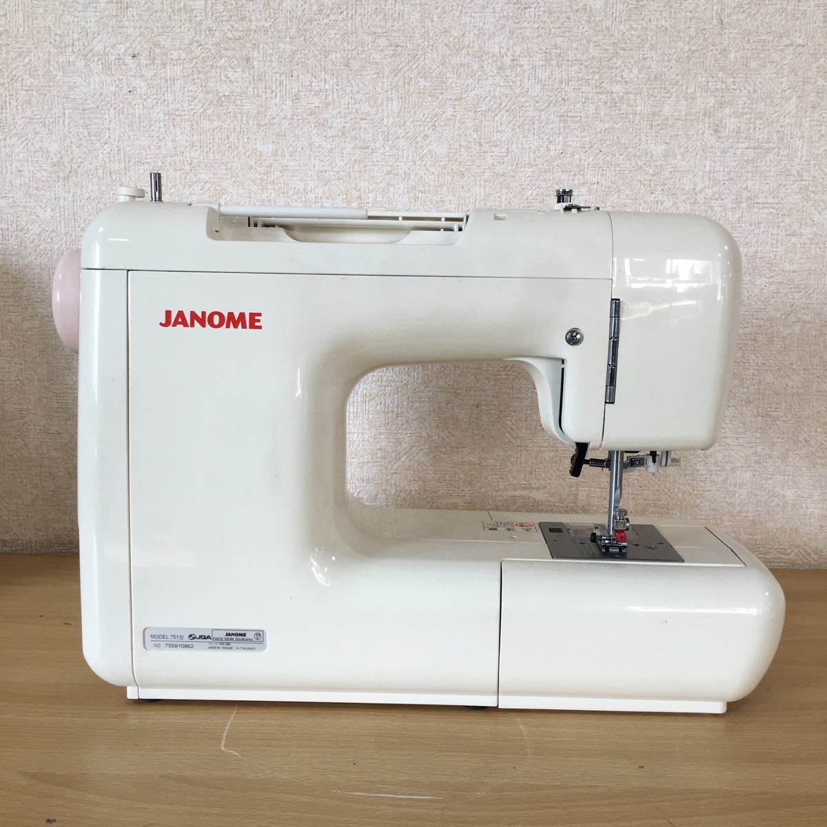 JANOME ジャノメ MODEL 751 751型 コンピューターミシン 電子ミシン 裁縫 裁縫道具 手芸 手工芸 ハンドクラフト 通電確認済み 10 ア 125_画像4