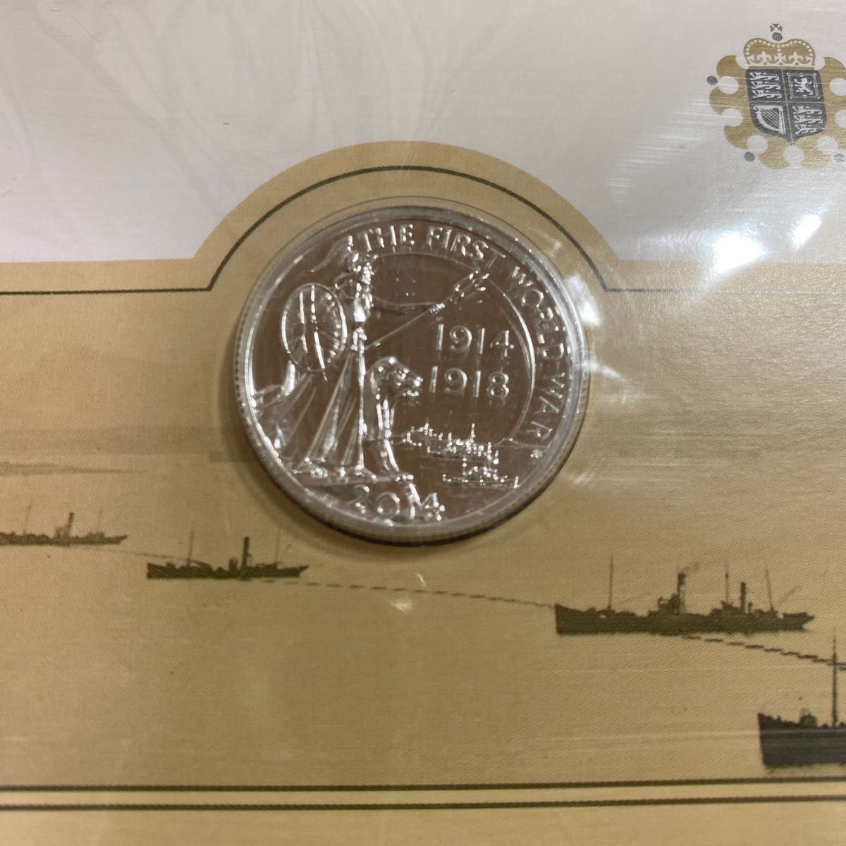 銀貨　99.9% 純銀　シルバー　ウナ　ライオン　ブリタニア　エリザベス女王　第一次世界大戦　イギリス　ロイヤルミント　2014