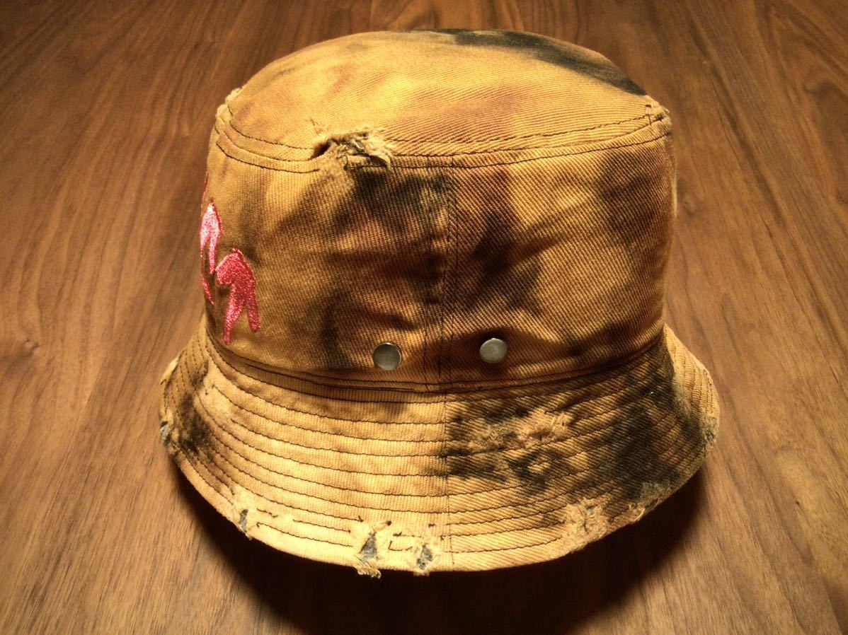 CVTVLIST カタリスト ハット DAMAGED BUCKET HAT-