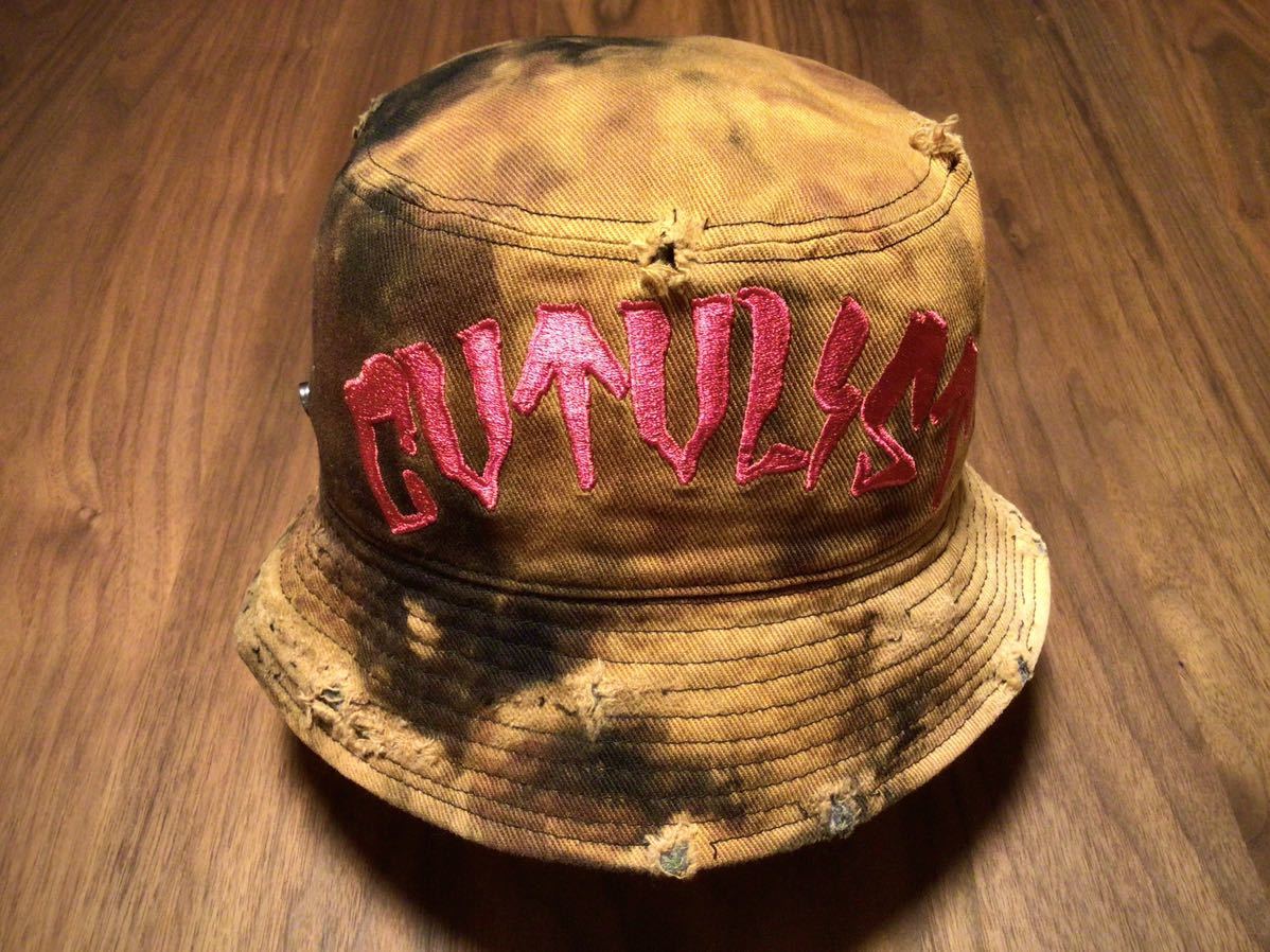 CVTVLIST CTLS DAMAGED BUCKET HAT “BLEACH” カタリスト ダメージ