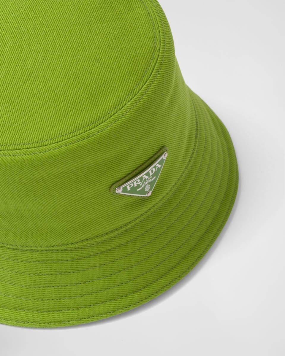 PRADA DRILL BUCKET HAT “LIGHT GREEN” プラダ ドリルバケットハット