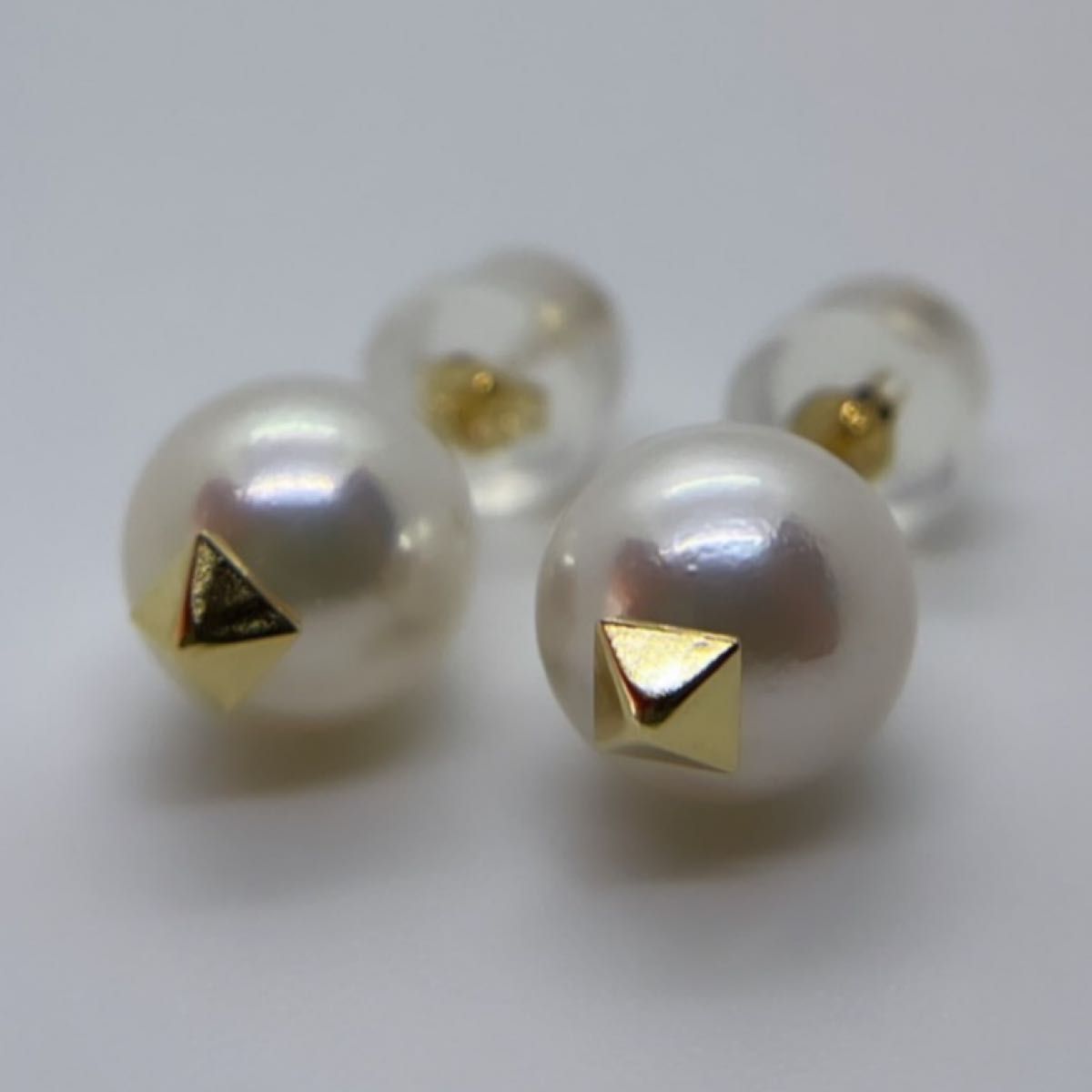 あこや真珠 7 5mm 18金 ピアス スタッズ パールピアス|Yahoo!フリマ
