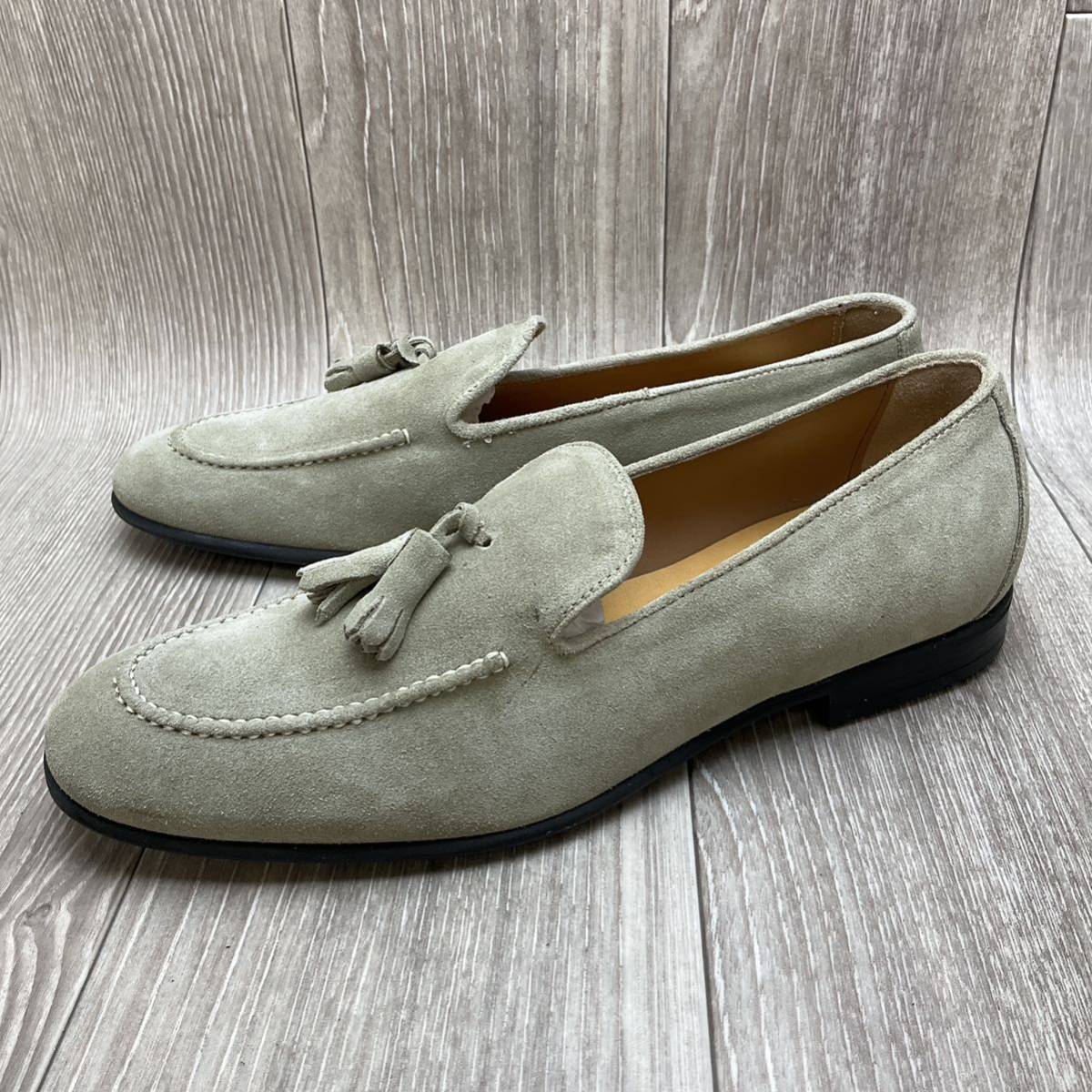 [ outlet ]Orobianco* кисточка Loafer * размер 43(27.0cm)* бежевый * Orobianco джентльмен кожа обувь Италия производства туфли без застежки 