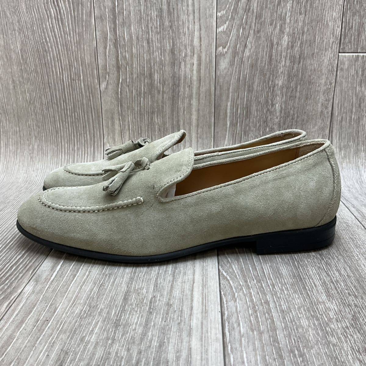 [ outlet ]Orobianco* кисточка Loafer * размер 43(27.0cm)* бежевый * Orobianco джентльмен кожа обувь Италия производства туфли без застежки 