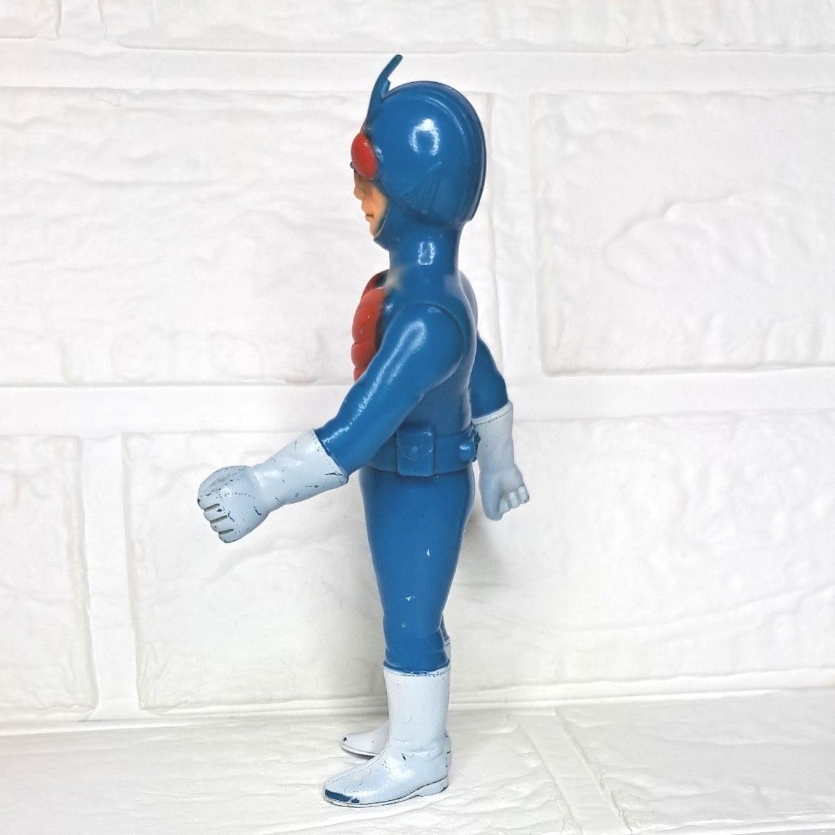 レトロソフビ ポピー ミニソフビ 仮面ライダー 4体セット 仮面ライダー 4 号 ライダーマン 当時物 ポピー 希少ソフビ 昭和