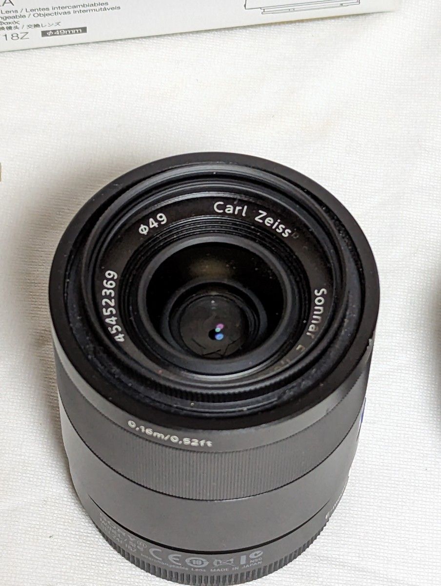 美品 SONY Sonnar T* E 24mm F1.8 ZA SEL24F18Z