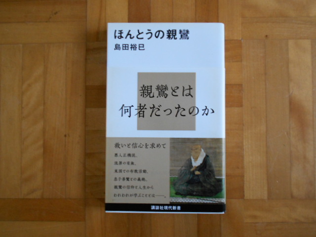 島田裕巳　「ほんとうの親鸞」　講談社現代新書_画像1