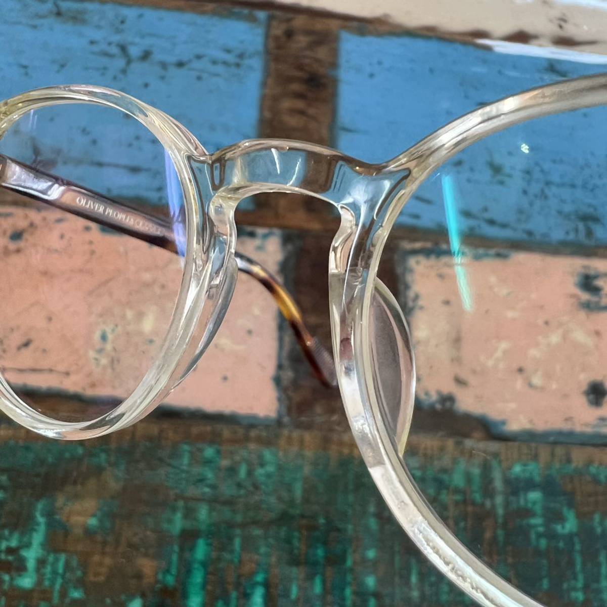 定価33,480円 OLIVER PEOPLES オリバーピープルズ メガネフレーム Elins-J クリアフレーム_画像7