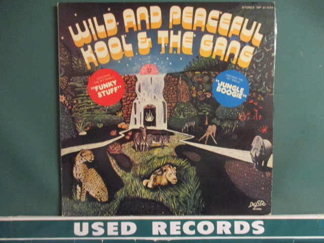 ★ Kool & The Gang ： Wild And Peaceful LP ☆ (( 70's Funk / 「Funky Stuff」、「Hollywood Swinging」、「Jungle Boogie」収録の画像1