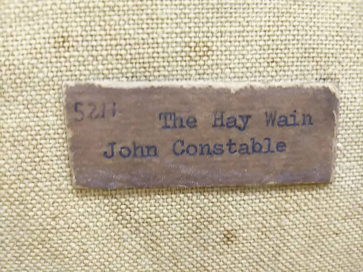 ★☆【希少】 ジョン・コンスタブル/John Constable　「乾草車 1821」The Hay Waih 5211 風景画　額装付　詳細不明☆★_画像8