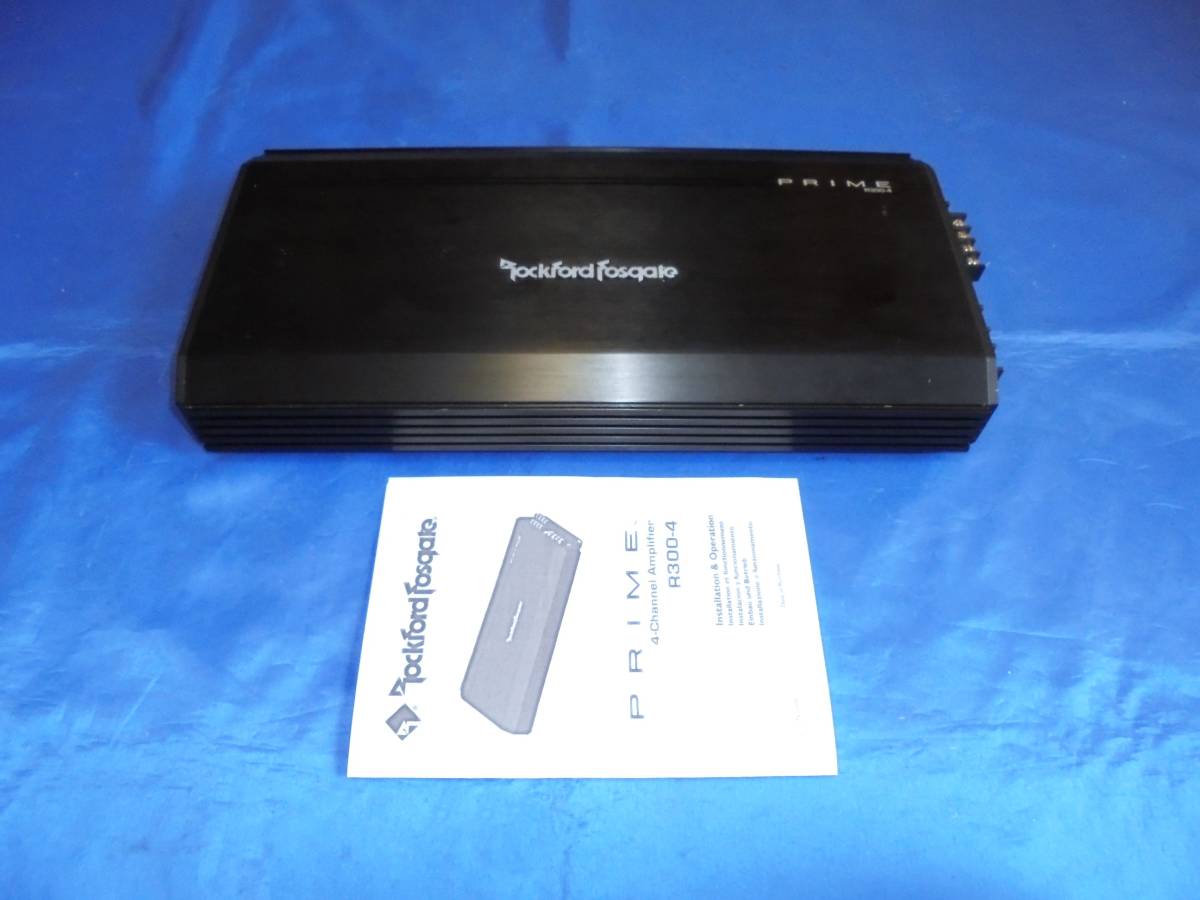 ☆大人気アンプ RockFord Fosgate ロックフォード PRIME R300-4 定格