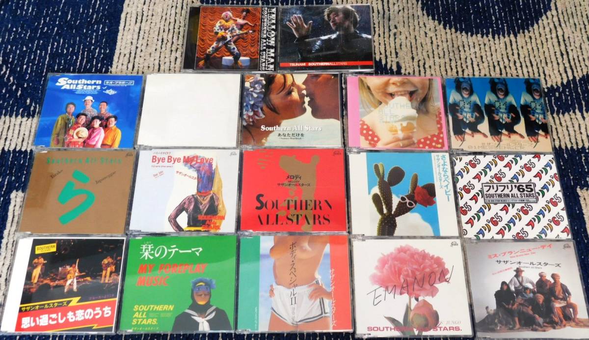 サザンオールスターズ 再発12cmマキシシングルCD 17枚セット 帯付き-
