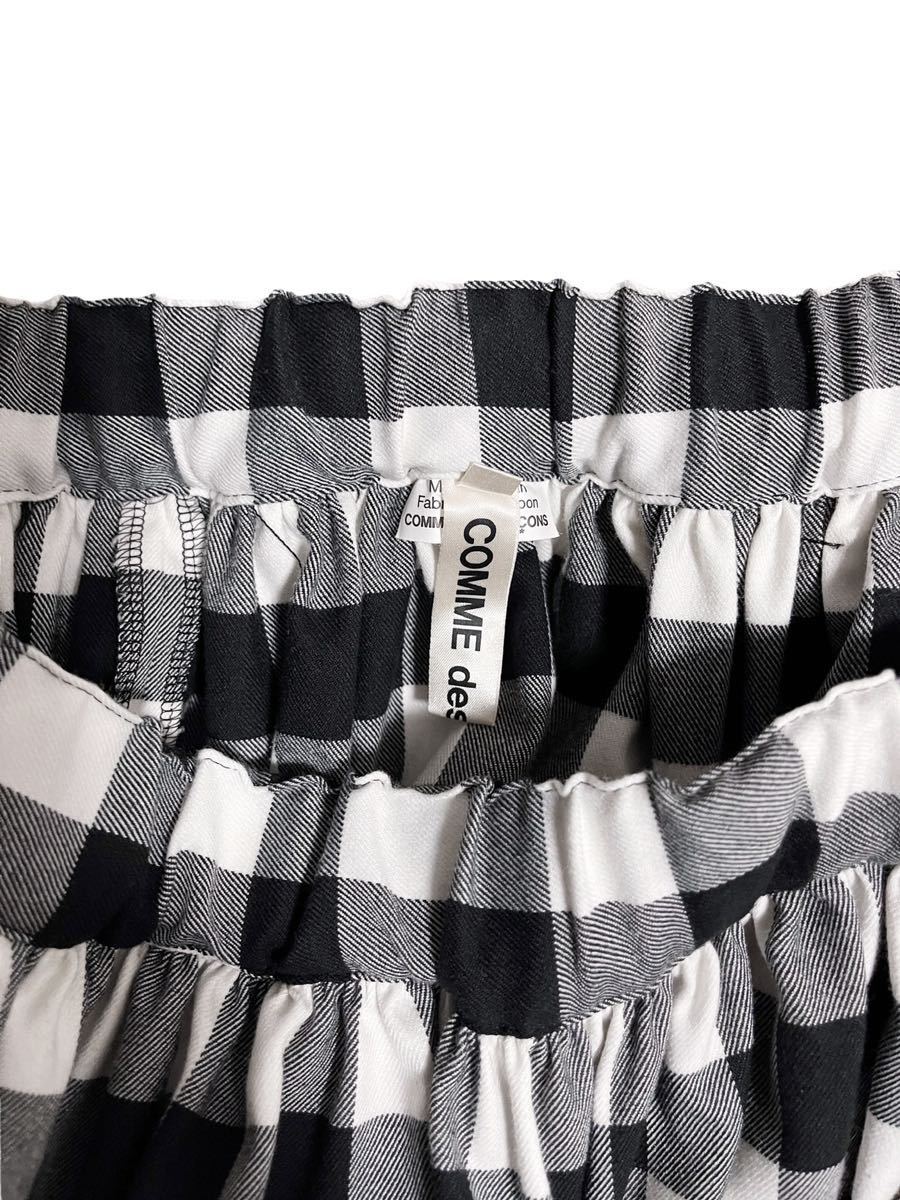 AD2021 コムデギャルソン COMME des GARCONSリボン装飾 ギンガム AD2021 コムデギャルソン COMME des GARCONSリボン装飾 ギンガム