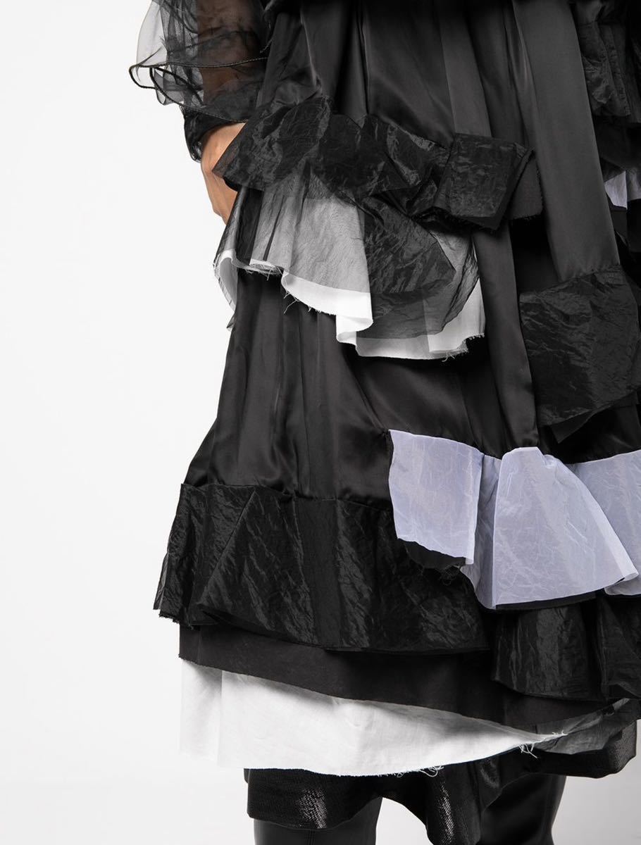 AD2021 コムデギャルソン comme des garons 異素材切替チュール AD2021 コムデギャルソン comme des garons 異素材切替チュール
