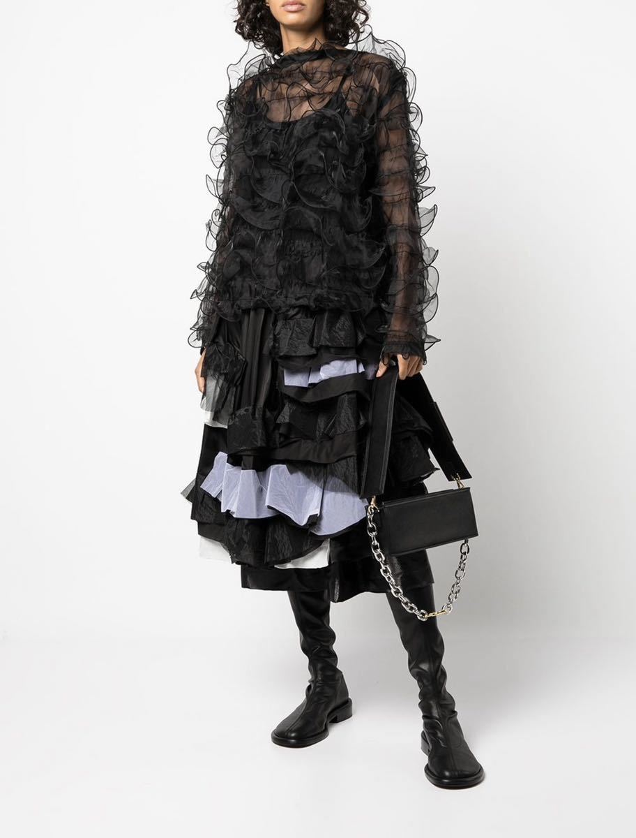 AD2021 コムデギャルソン comme des garons 異素材切替チュール AD2021 コムデギャルソン comme des garons 異素材切替チュール