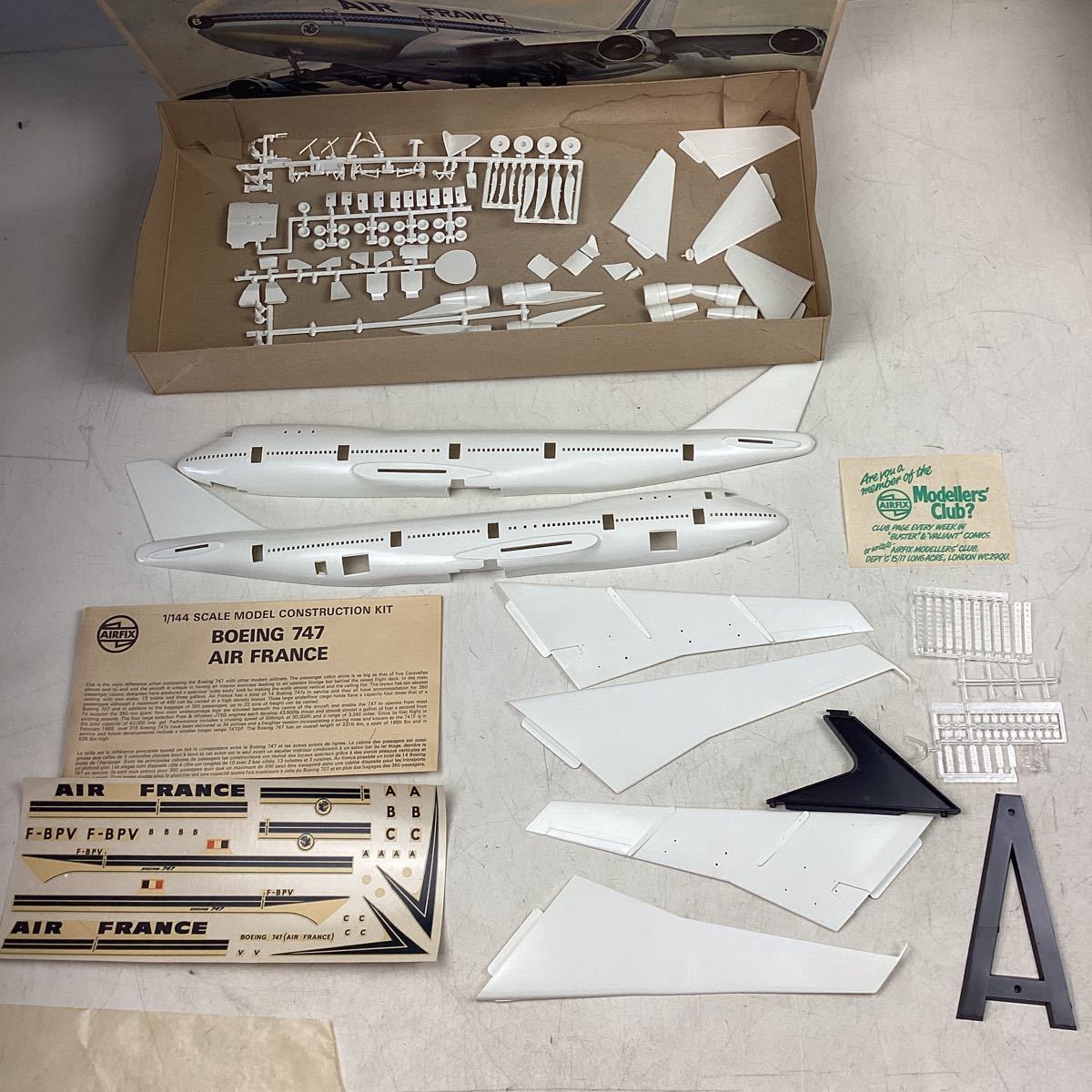 ko57 AIR FIX BOEING747 プラモデル 当時物 ２種セット SPECIAL EDITION ボーイング スペシャル エディション 航空機 未組立 現状品 _画像2