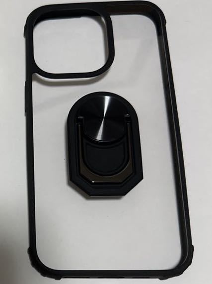 b-884 Boukkin For iPhone13Pro ケース スマホケース リング付 360度回転 リング クリア tpu 携帯カバー 車載ホルダー対応_画像8