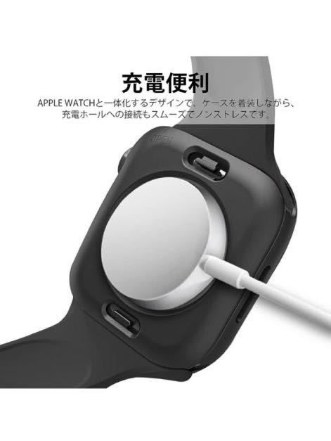 b-974 ANYOI Apple Watch 用ケース 44mm 防水ケース 光沢 ラインストーン一体型360ど度 Apple Watch SE2/SE/6/5/4 44mm_画像6