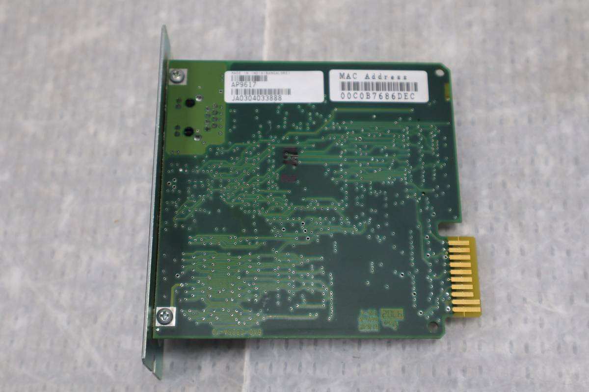 CB0955 & L APC AP9617 SmartUPS ネットワークマネジメントカード 10Base-T/100Base-TX_画像2