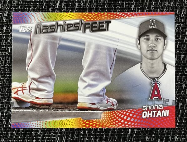 大谷翔平 2022 Topps Series1 Flashiest Feet #FF-14 Shohei Ohtani MLB_画像1