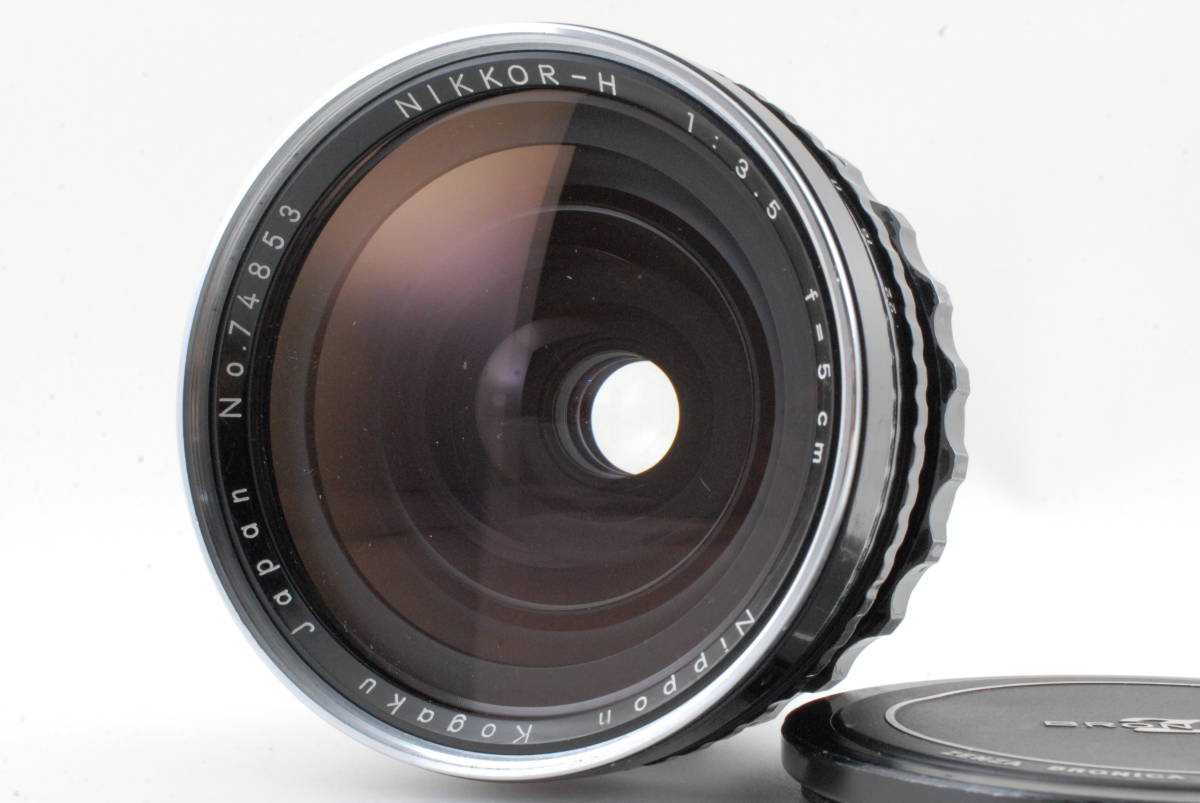 【良品 保障付 動作確認済】Nippon Kogaku Nikkor H 50mm 3.5 5cm Lens for Bronica S S2 ニコン 日本光学 ニッコール #Q4694の画像2