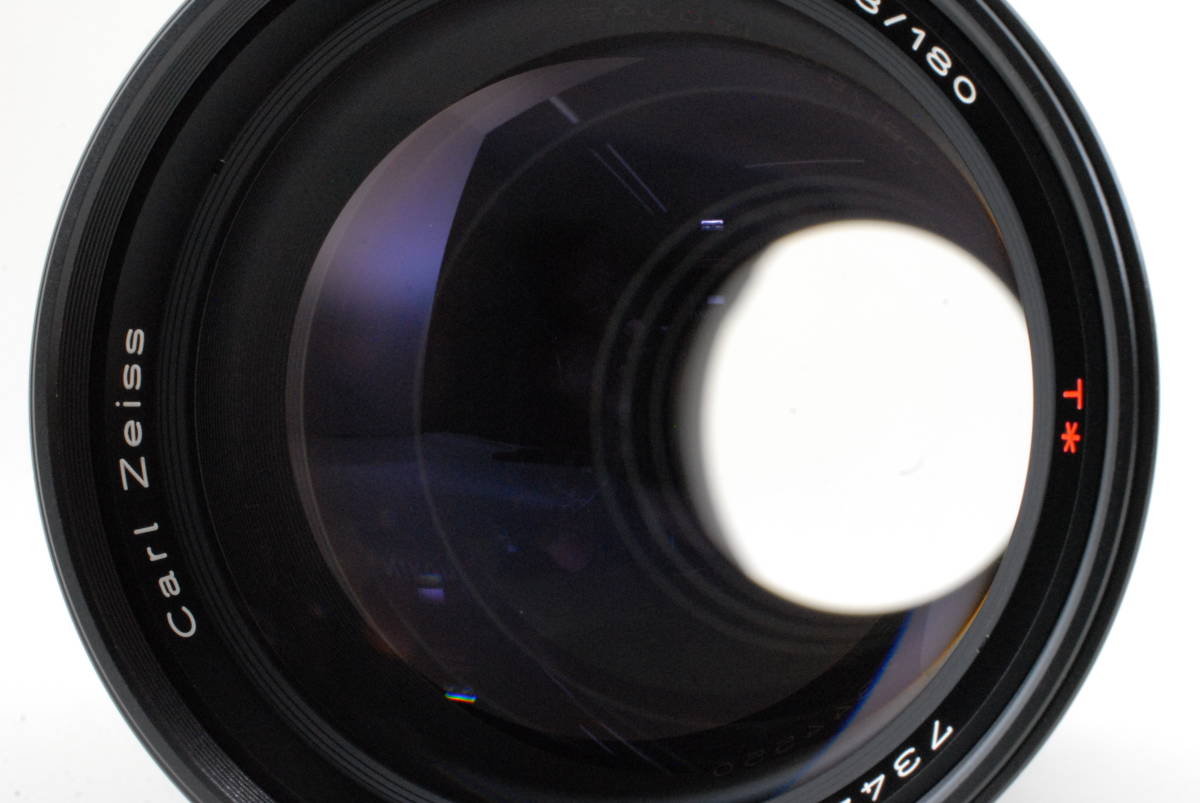 【美品 保障付 動作確認済】Contax Carl Zeiss Sonnar T* 180mm F2.8 MMJ Lens for C/Y Mount コンタックス レンズ Q5576_画像5