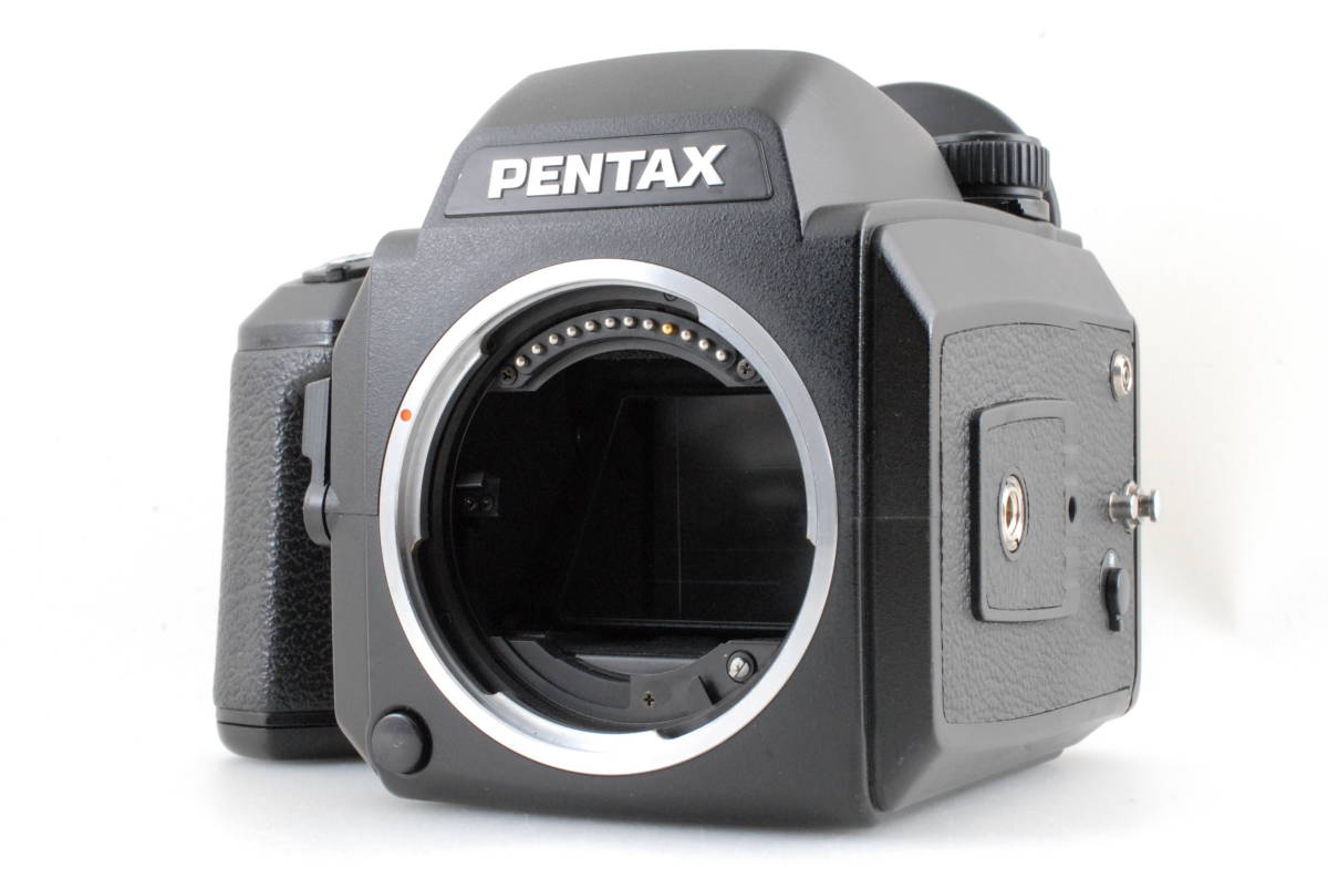 【良品 保障付 動作確認済】Pentax 645 NII Medium Format Film Camera Body w/ 120 Film Back ペンタックス ボディ Q5743