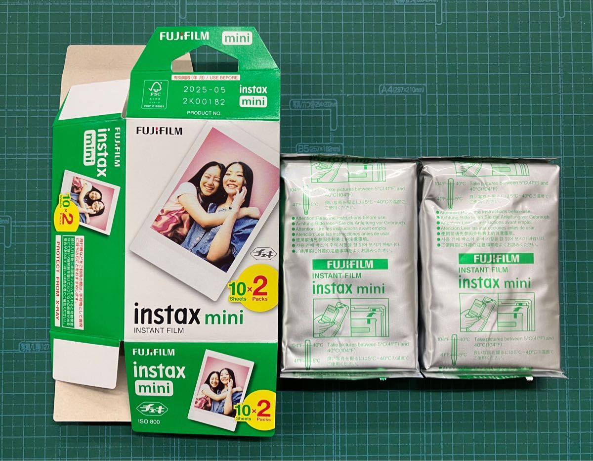 チェキフィルム instaxmini FUJIFILM 20枚入り(10枚入り×2パック) 3