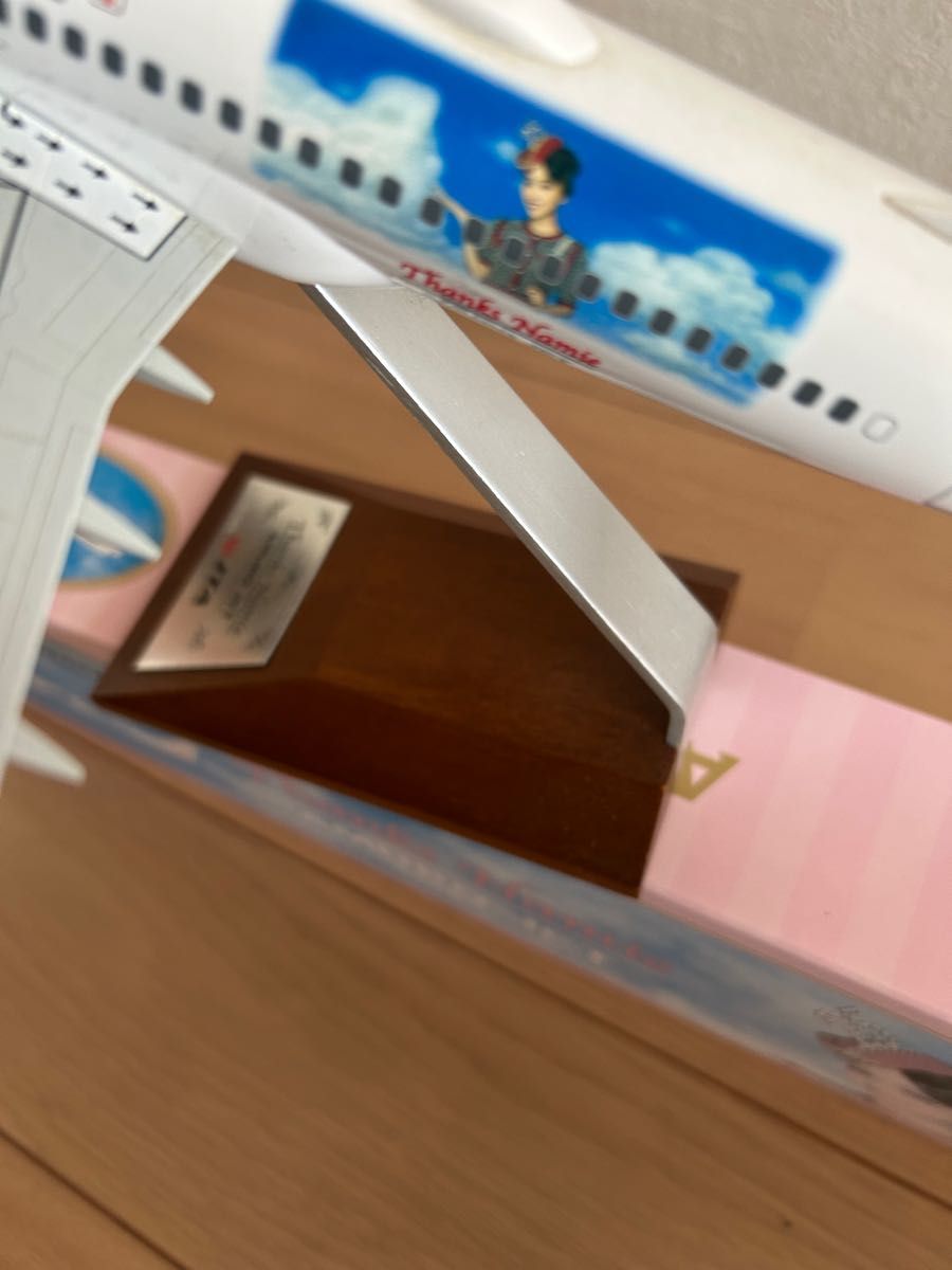 安室奈美恵　アムロジェット　日本航空　JAL　ボーイング737　模型　安室ちゃん