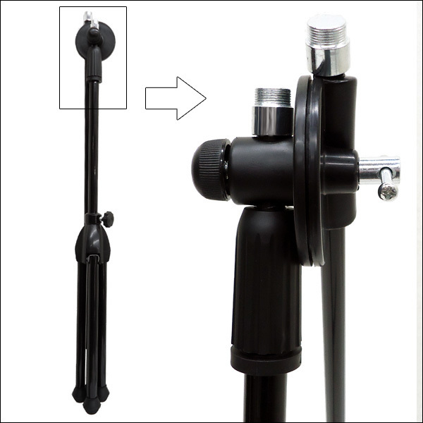  mice stand (C) + wire Mike set 2way Mike holder attaching flexible * angle adjustment possible boom stand /22