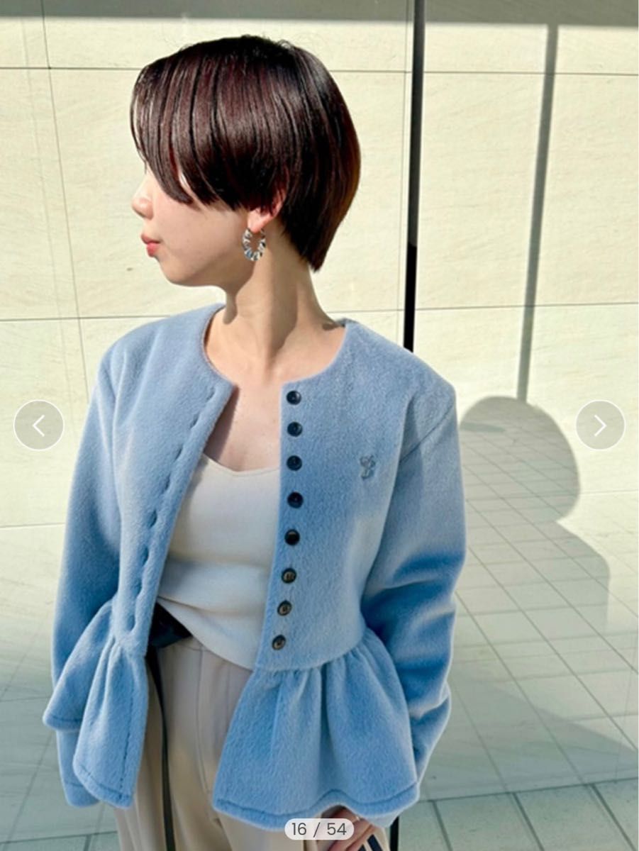 限定品 Bibiy ペプラムカーディガン BLU ブルー|Yahoo!フリマ 限定品 Bibiy ペプラムカーディガン BLU ブルー|Yahoo!フリマ