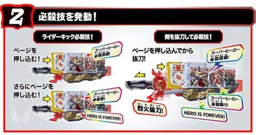 プレミアムバンダイ限定「仮面ライダーセイバー　DXスーパーヒーロー戦記ワンダーライドブック」中古品　内藤秀一郎＆駒木根葵汰の声収録_画像3