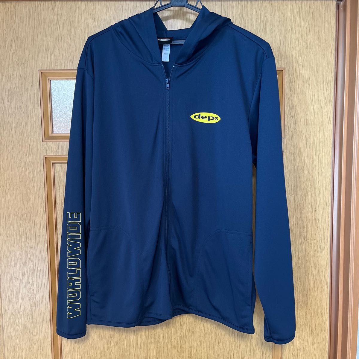 デプス メッシュ パーカー デプス deps ドライメッシュパーカー 開封済未使用 ネイビー