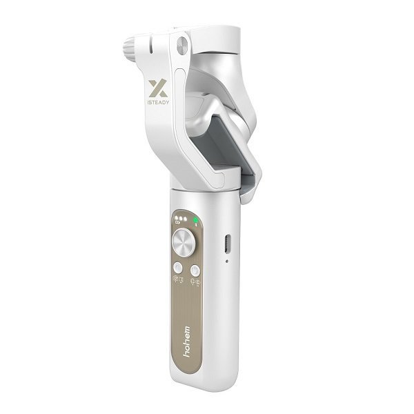新品 iSteady X ホワイト 3軸ジンバルスティック スマートフォン用 スタビライザー 滑らかな動画撮影に
