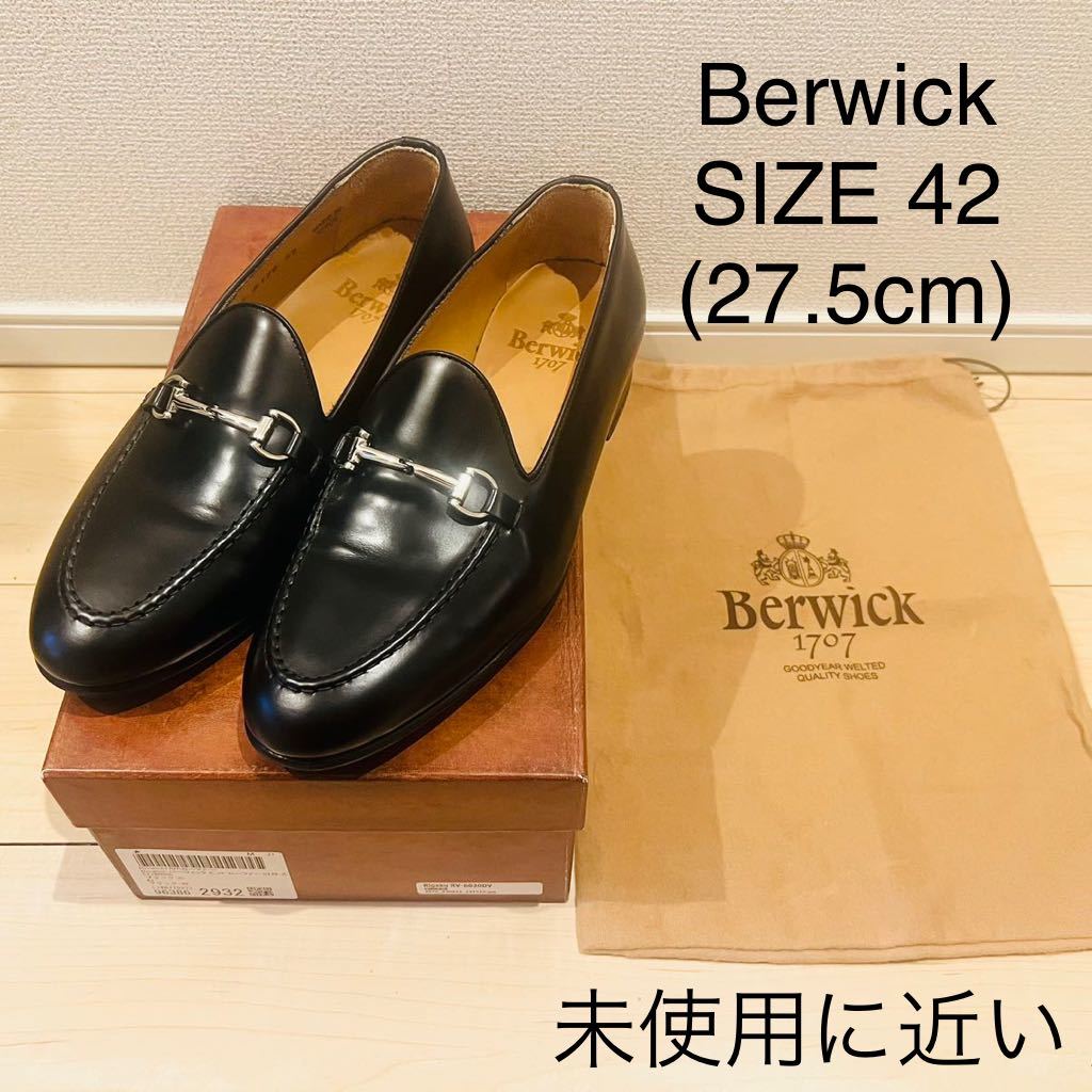 【未使用に近い】Berwick バーウィック ビットローファー ブラック 黒 5178 スペイン製 新品に近い 美品