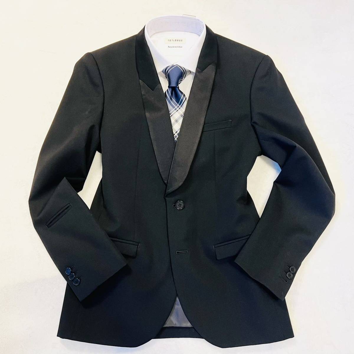 BLACKBARRETT black ba let tuxedo setup suit no- tuck 2. button total reverse side no- vent black book@ cut feather wedding Event 