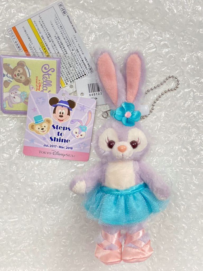 新品 未使用 ディズニー TDS ステップ トゥ シャイン ウサギ バレリーナ コスチューム ステラルー ぬいぐるみバッジ ぬいば 絵本 タグ付き