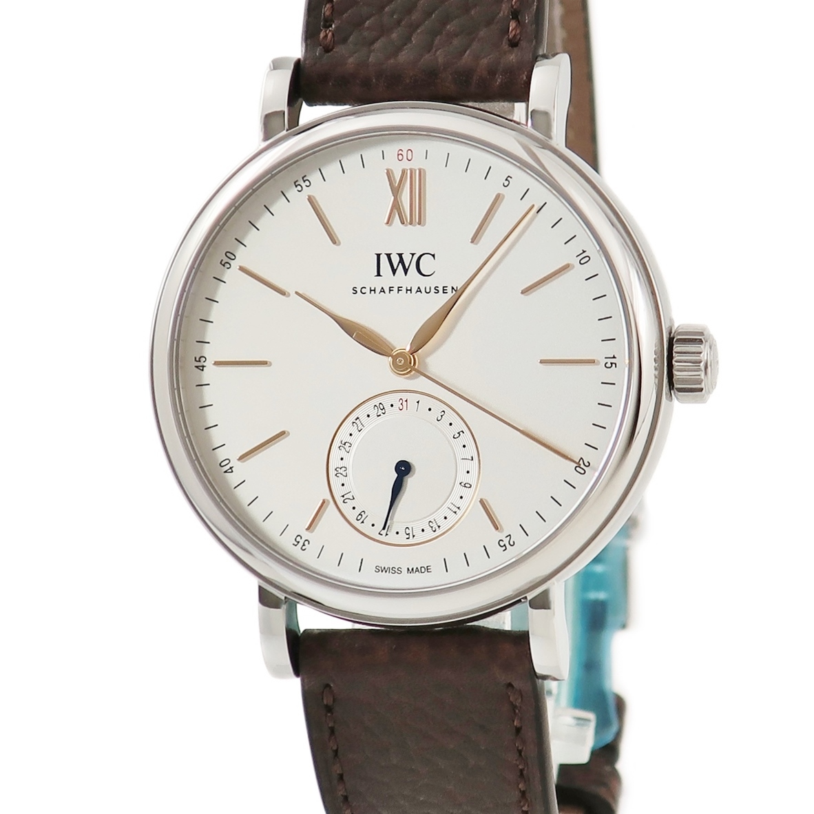 [3 год гарантия ] IWC Portofino указатель Date IW359201 не использовался балка самозаводящиеся часы мужские наручные часы 