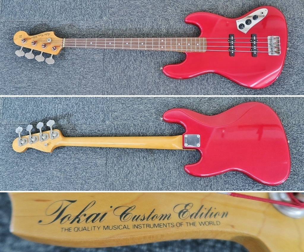 Tokai/トーカイ CustomEdition エレキベース(925　赤/ジャズべタイプ/カスタムエディション_画像5